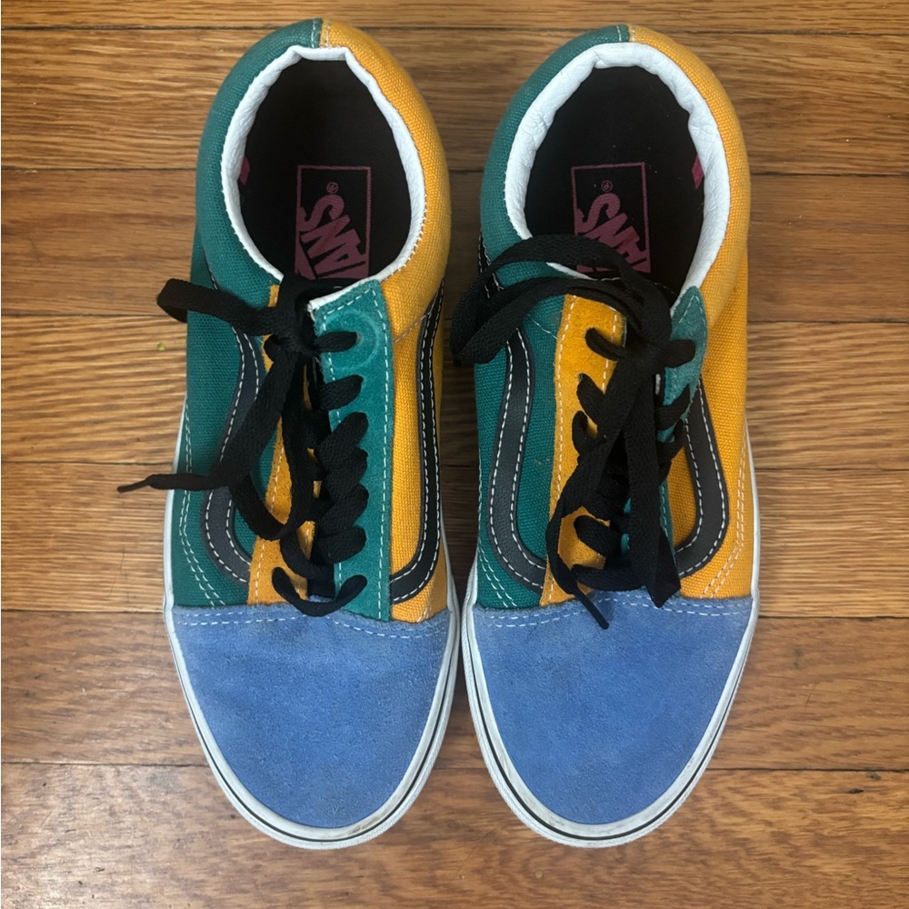 Multi-Colored Suede Vans - image 4
